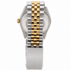 Rolex Date 34MM 15053 Two-Tone Silver Dial Watch